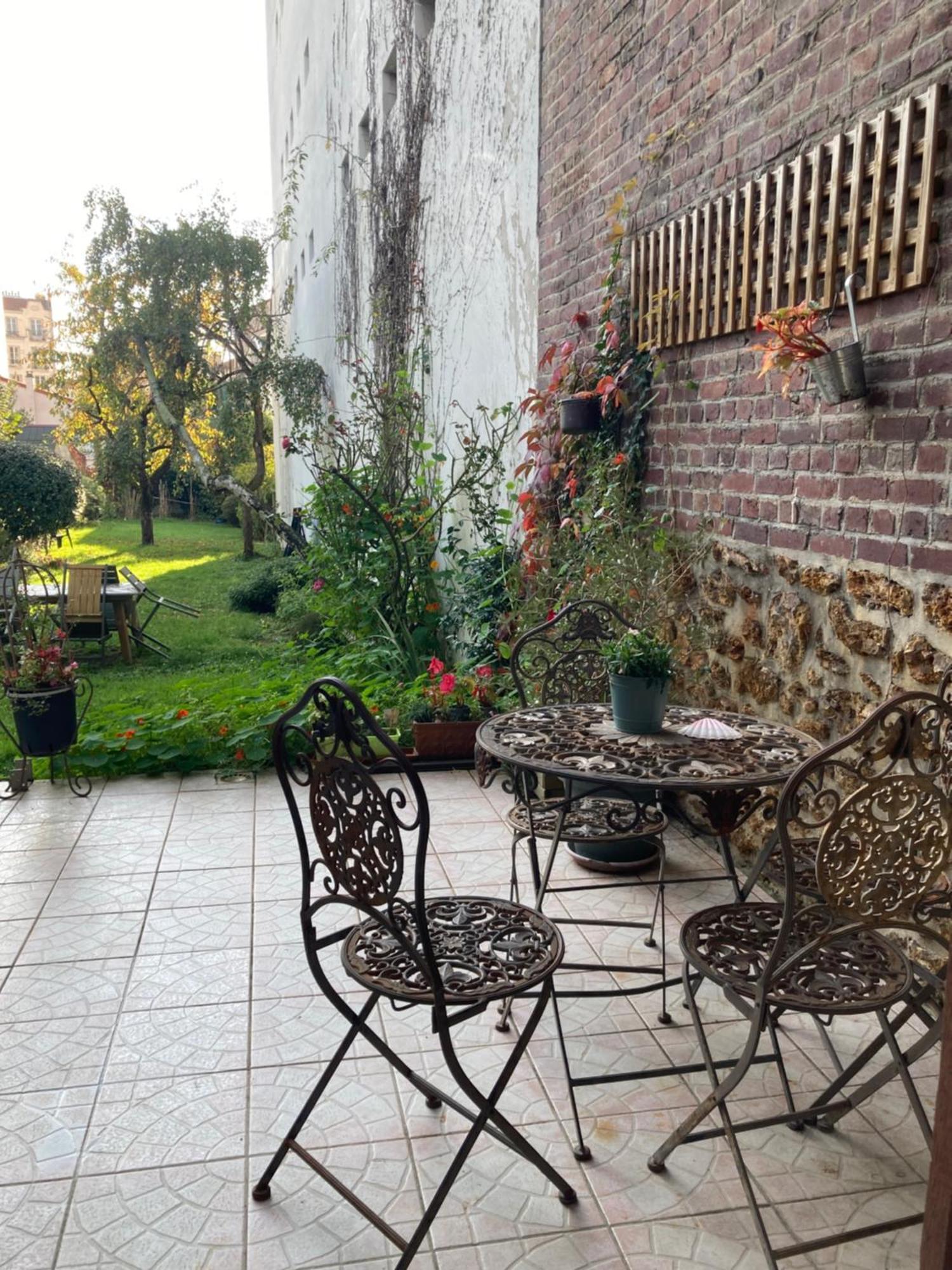 Studio Avec Terrasse Sur Jardin Fontenay-sous-Bois Dış mekan fotoğraf